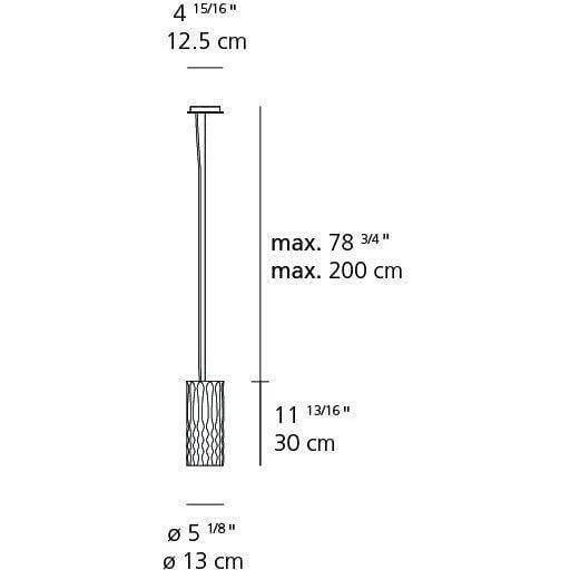 Artemide - Fiamma 30 Suspension - 1990028A - Canada Light Shop