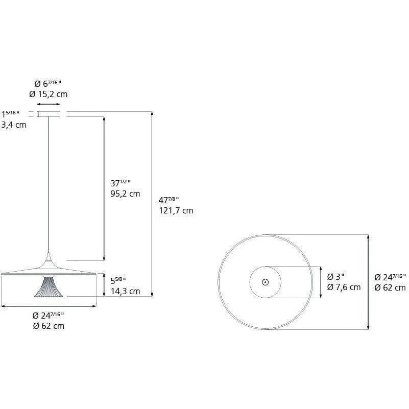 Artemide - Ipno Pendant - 1846038A - Canada Light Shop