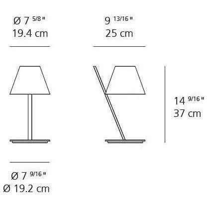 Artemide - La Petite Table Lamp - 1751038A - Canada Light Shop