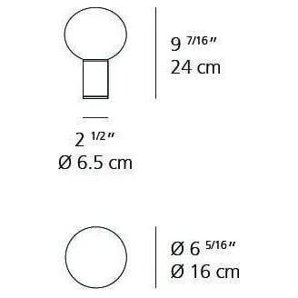 Artemide - Laguna Table Lamp - 1800148A - Canada Light Shop