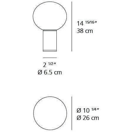 Artemide - Laguna Table Lamp - 1805148A - Canada Light Shop