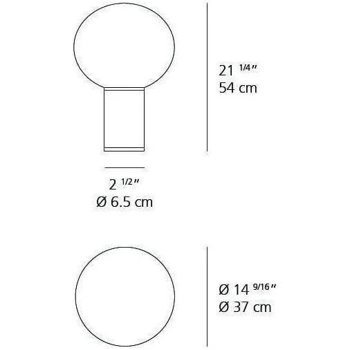Artemide - Laguna Table Lamp - 1805148A - Canada Light Shop