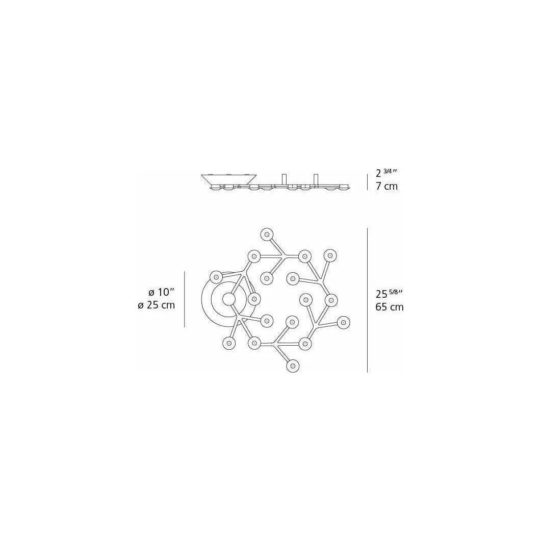 Artemide - LED Net Circle Ceiling Light - 1594058A - Canada Light Shop