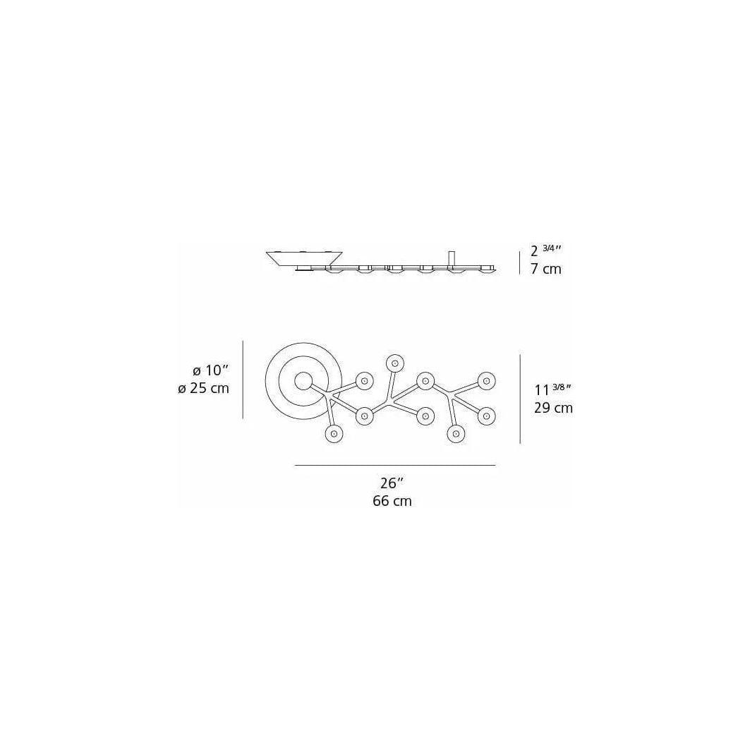 Artemide - LED Net Line Ceiling Light - 1590058A - Canada Light Shop