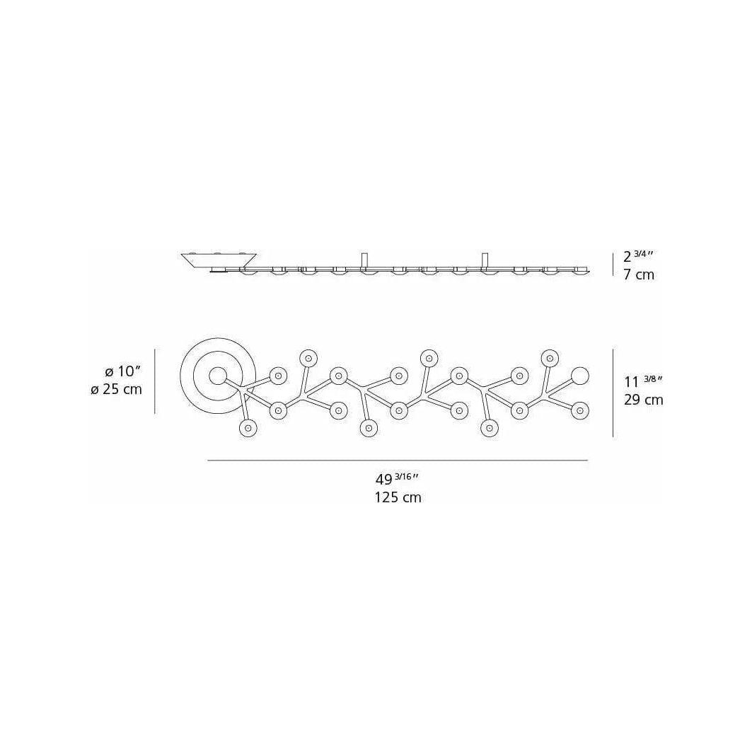 Artemide - LED Net Line Ceiling Light - 1590058A - Canada Light Shop