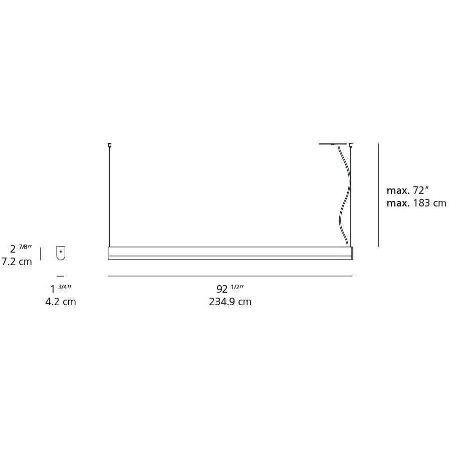 Artemide - Ledbar Round Linear Pendant - RDLBC4RB93006A - Canada Light Shop