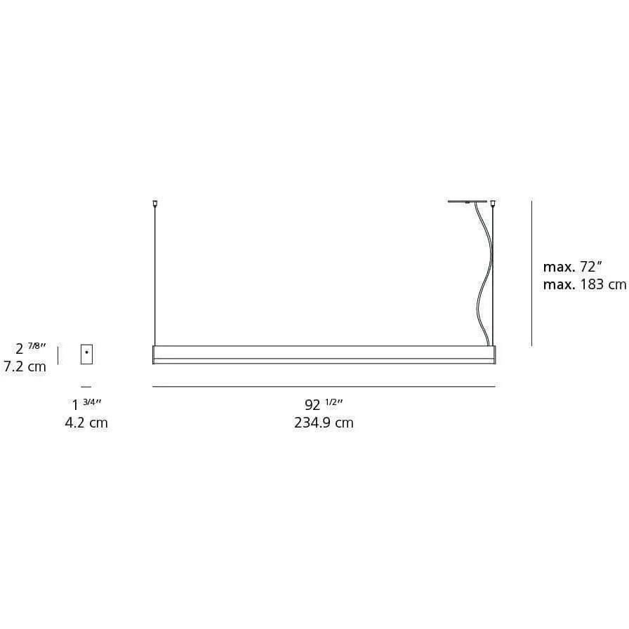 Artemide - Ledbar Square Linear Pendant - RDLBC4SD93006A - Canada Light Shop