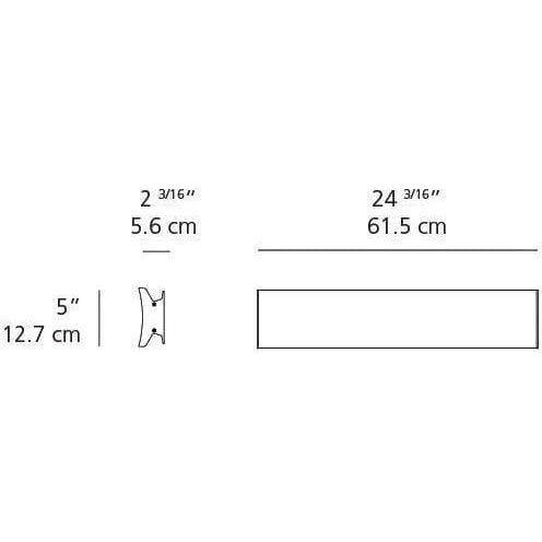 Artemide - Lineacurve Dual Wall Light - RDLC1B93006AN - Canada Light Shop
