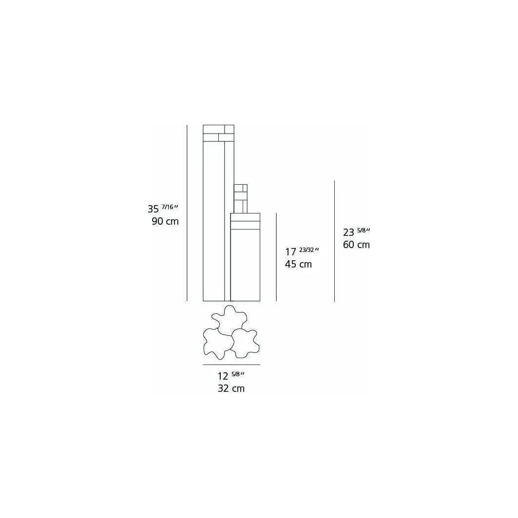 Artemide - Logico Garden Triple Bollard - T416700W08 - Canada Light Shop