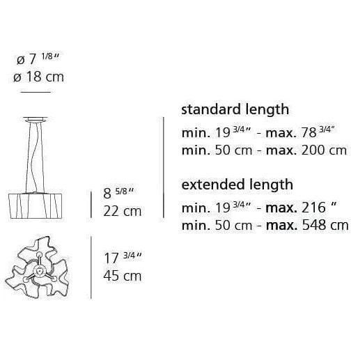 Artemide - Logico Triple Nested Suspension - 0698018A - Canada Light Shop