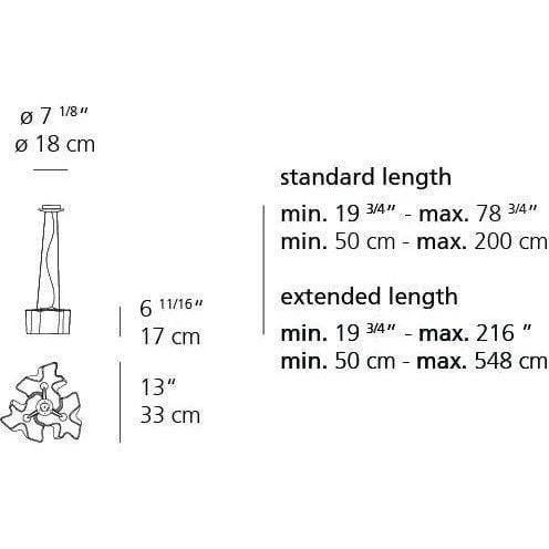 Artemide - Logico Triple Nested Suspension - 0698018A - Canada Light Shop