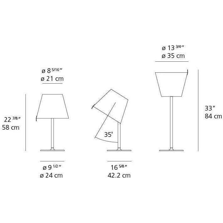 Artemide - Melampo Table Lamp - 0710028A - Canada Light Shop