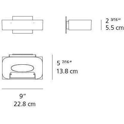 Artemide - Melete Wall Light - 1633W18A - Canada Light Shop