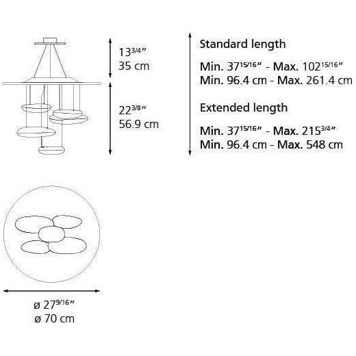 Artemide - Mercury Mini Suspension - 1477118A - Canada Light Shop