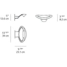 Artemide - Mesmeri Wall Light - 0918W28A - Canada Light Shop