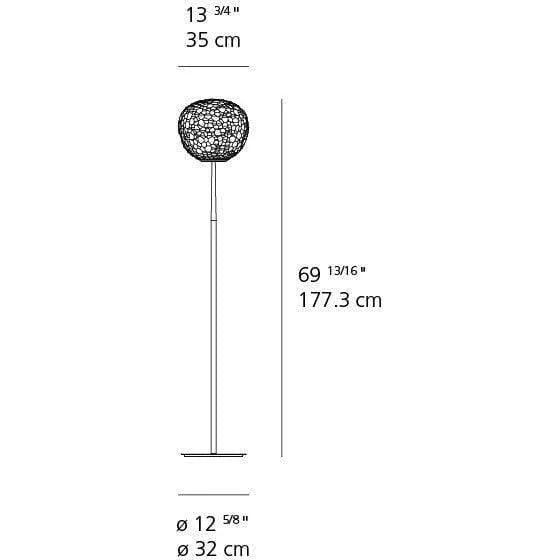Artemide - Meteorite Floor Lamp - 1706015A - Canada Light Shop