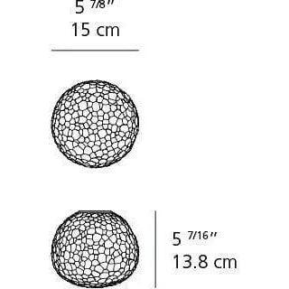Artemide - Meteorite Wall/Ceiling Light - 1701018A - Canada Light Shop