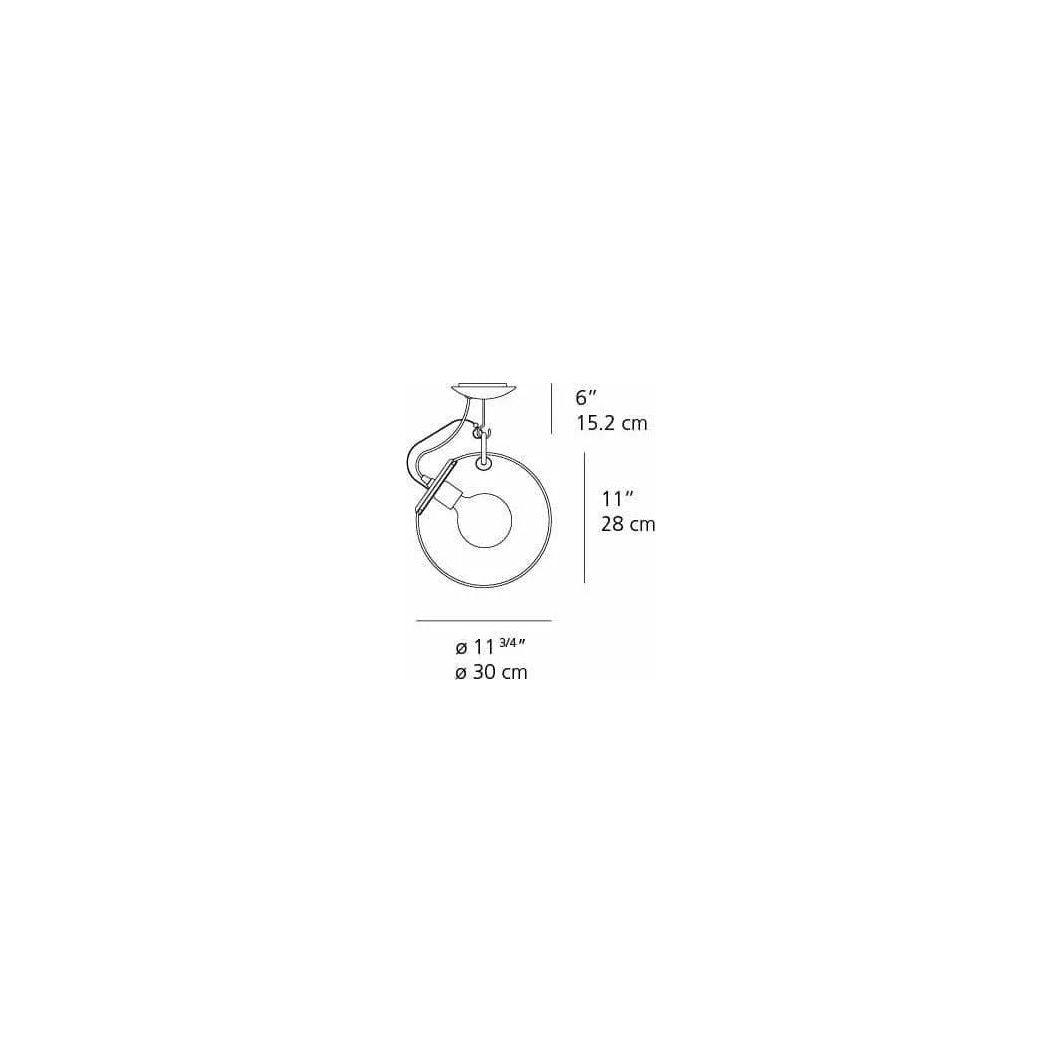 Artemide - Miconos Ceiling Light - A022808 - Canada Light Shop