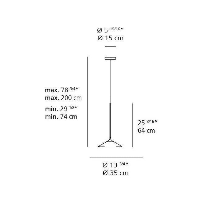 Artemide - Orsa Pendant - 0351038A - Canada Light Shop