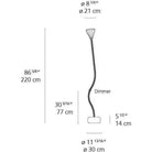 Artemide - Pipe Floor Lamp - 0670W15A - Canada Light Shop