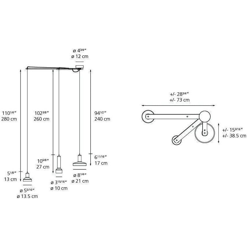 Artemide - Stablight Multi Light Suspension - DDST01004158 - Canada Light Shop