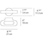 Artemide - Talo Mini Wall Light - 0615038A - Canada Light Shop
