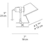 Artemide - Tolomeo Classic Clip Spot Wall Light - A005808 - Canada Light Shop