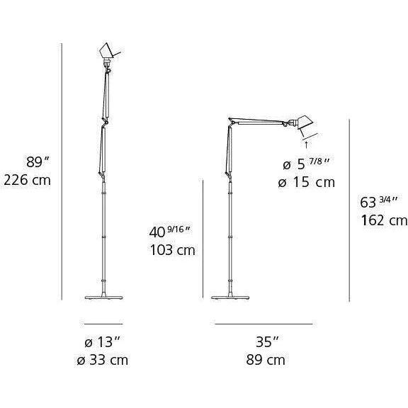 Artemide - Tolomeo Classic Floor Lamp - TOL0100 - Canada Light Shop