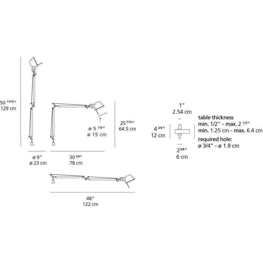 Artemide - Tolomeo Classic Table Lamp - TOL0015 - Canada Light Shop