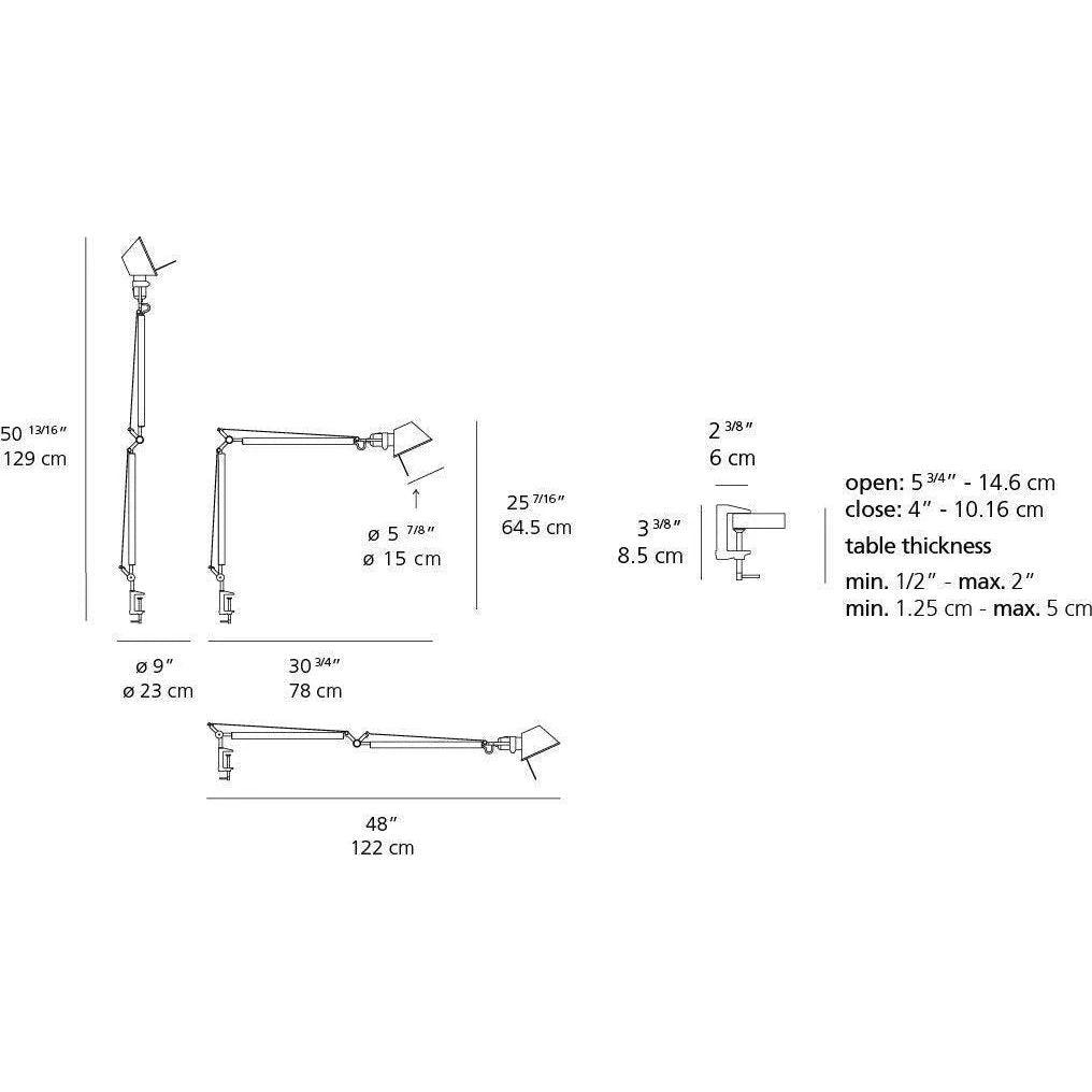 Artemide - Tolomeo Classic Table Lamp - TOL0015 - Canada Light Shop