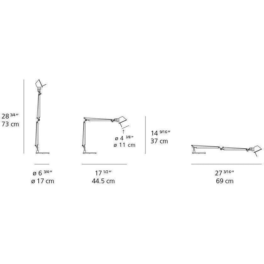 Artemide - Tolomeo Micro Table Lamp - TOL0091 - Canada Light Shop