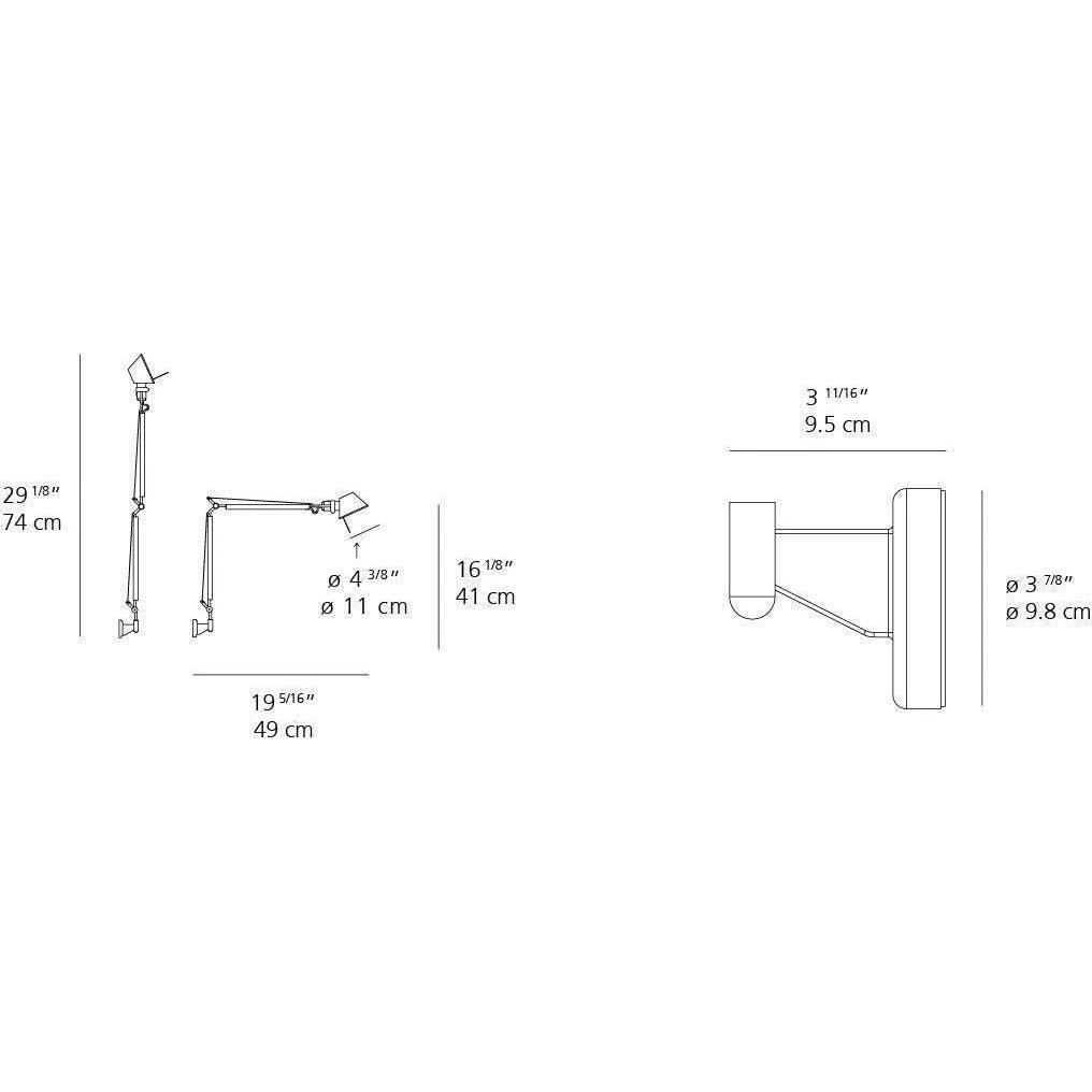 Artemide - Tolomeo Micro Wall Light - TOL1142 - Canada Light Shop