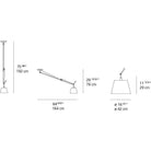 Artemide - Tolomeo Off Center Shade Suspension - TOL1054 - Canada Light Shop