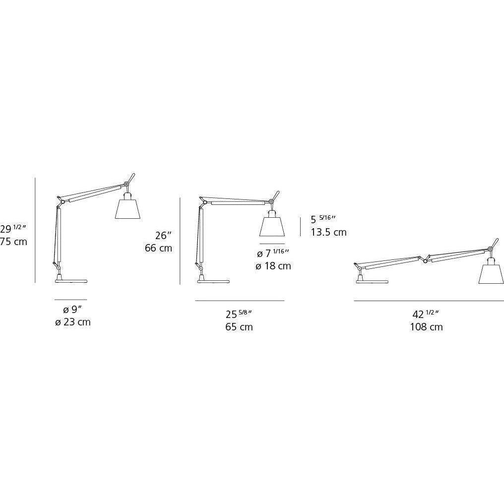 Artemide - Tolomeo Table Lamp With Shade - TLS0002 - Canada Light Shop