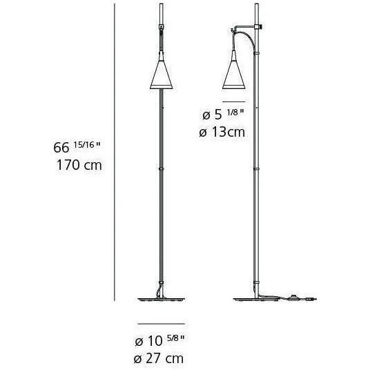 Artemide - Vigo Floor Lamp - 1941035A - Canada Light Shop