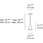 Artemide - Vigo Suspension - 1939038A - Canada Light Shop