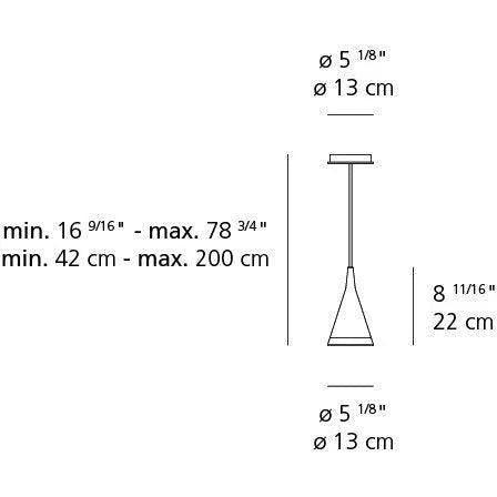 Artemide - Vigo Suspension - 1939038A - Canada Light Shop