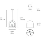 Artemide - Yanzi Suspension - 1103018A - Canada Light Shop