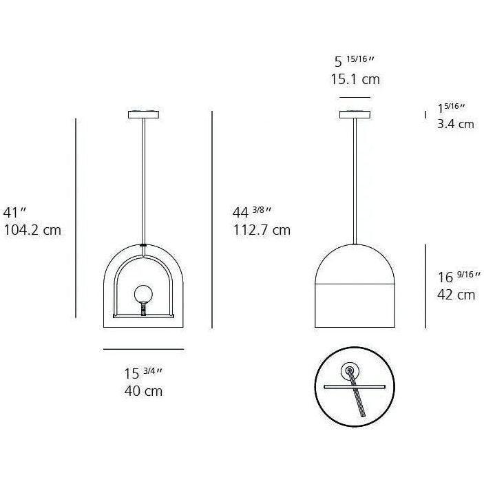 Artemide - Yanzi Suspension - 1103018A - Canada Light Shop