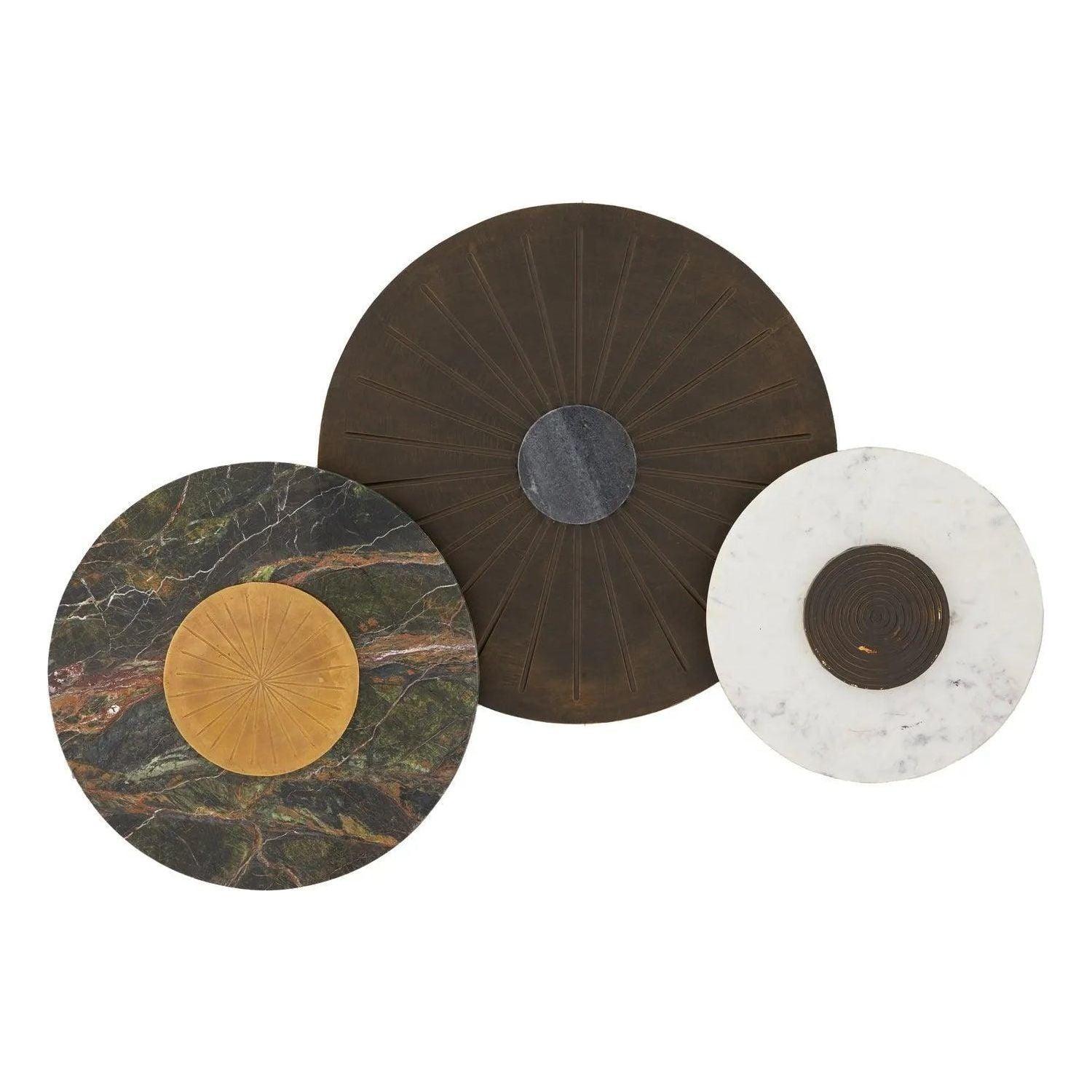 Arteriors - Rhodes Wall Plaques, Set of 3 - 6979 - Canada Light Shop