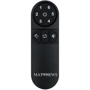 Matthews Fan Company - AT-RC-DC-NOPM - Hand Held Remote - Remote Control - Black