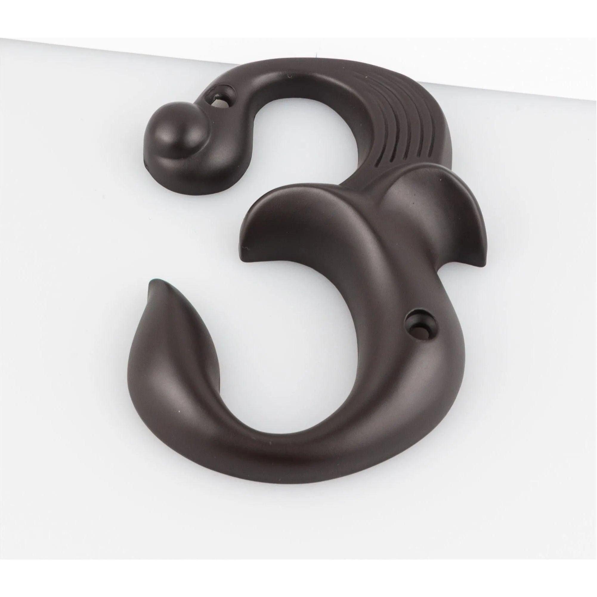 Atlas Homewares - Alhambra House Numbers - AN3-O - Canada Light Shop