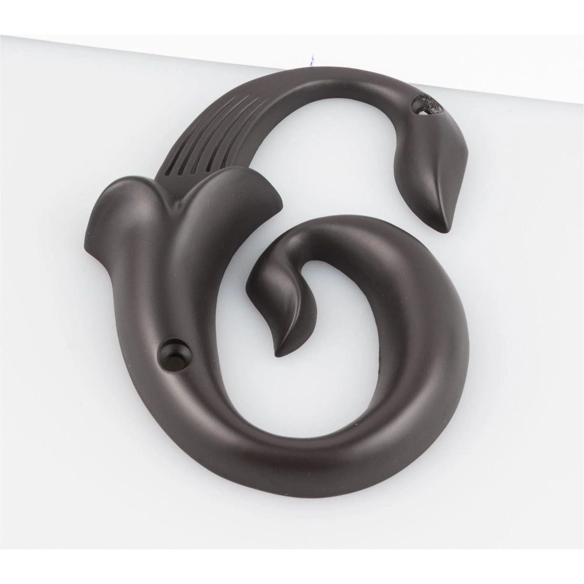 Atlas Homewares - Alhambra House Numbers - AN6-O - Canada Light Shop