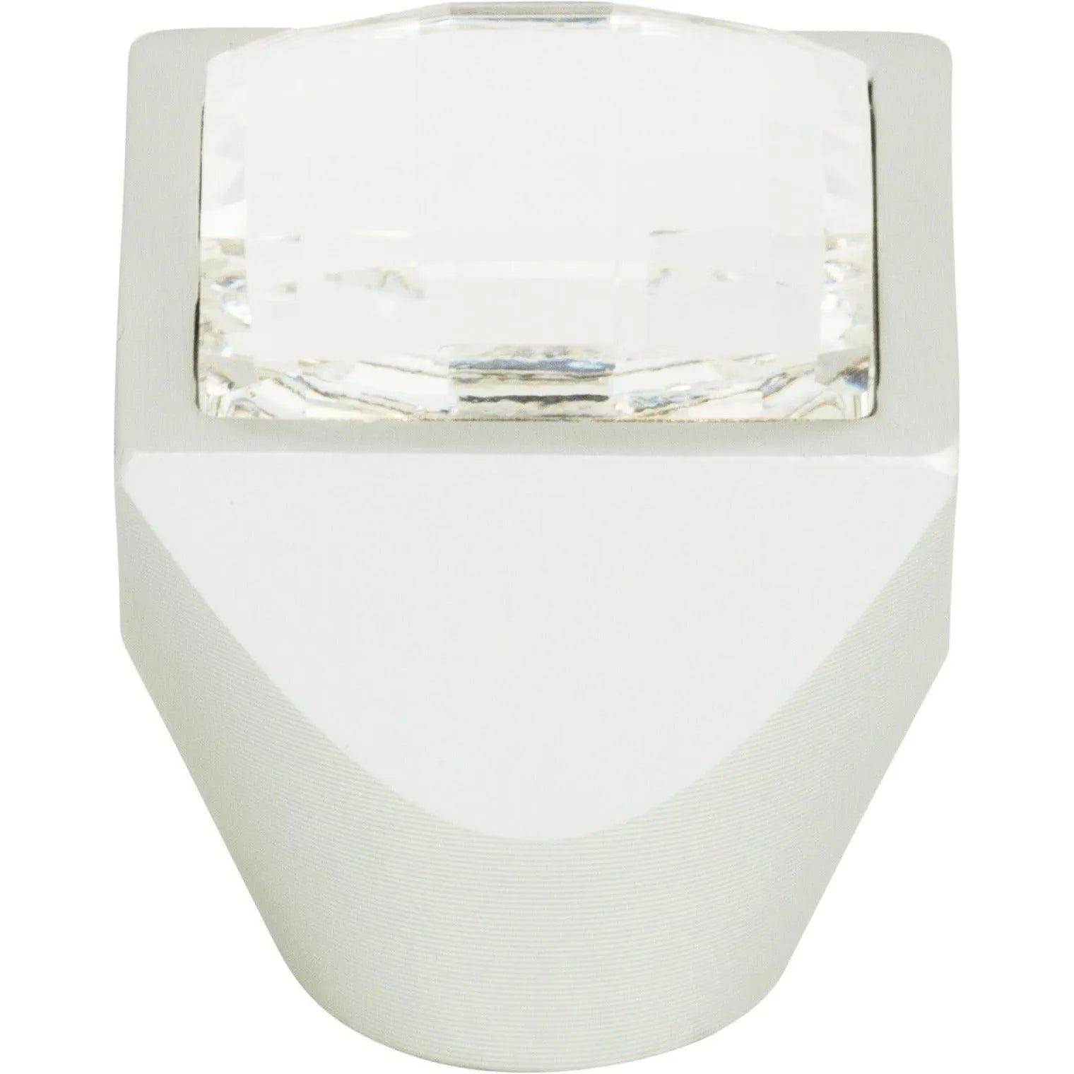 Atlas Homewares - Crystal Large Square Knob - 3196-MC - Canada Light Shop