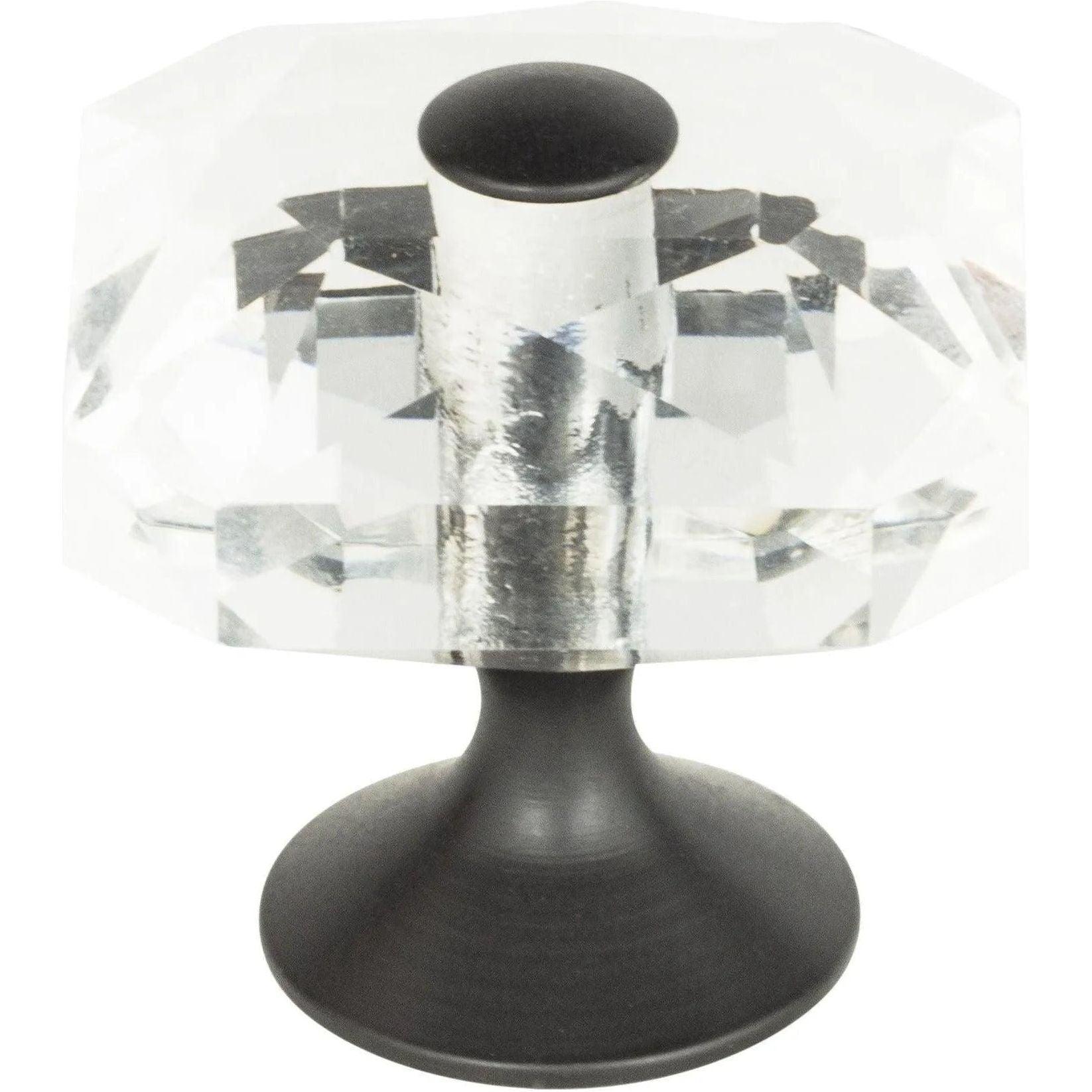 Atlas Homewares - Crystal Large Square Knob - 3209-BL - Canada Light Shop