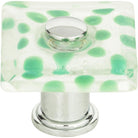 Atlas Homewares - Emerald Polka Dot Glass Knob - 3228-CH - Canada Light Shop