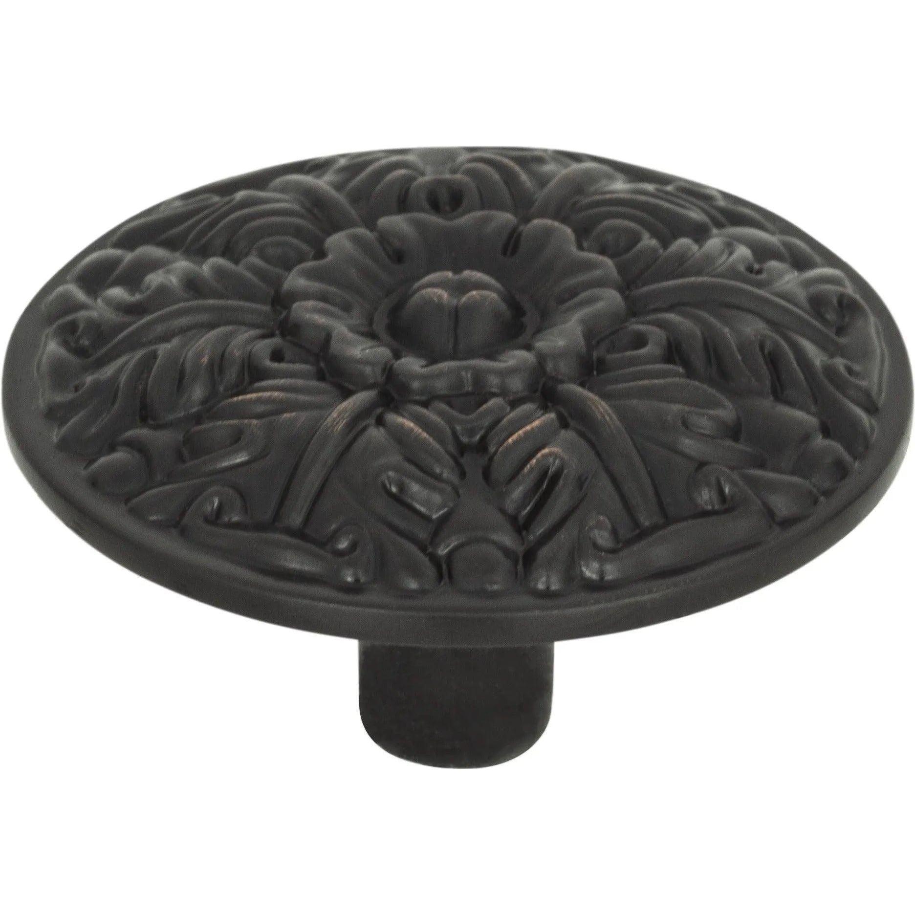 Atlas Homewares - Hammered Medallion Knob - 138-VB - Canada Light Shop