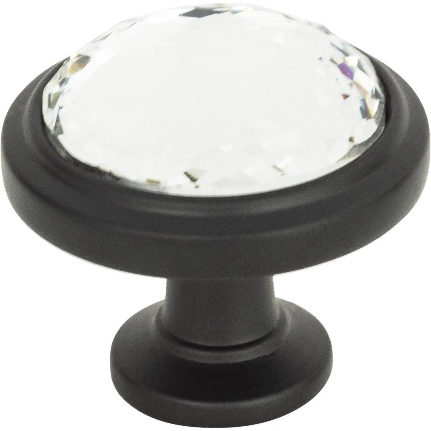 Atlas Homewares - Legacy Crystal Round Knob - 343-BL - Canada Light Shop