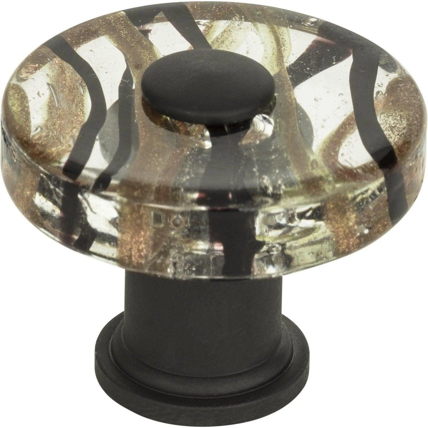 Atlas Homewares - Milky Way Glass Round Knob - 3206-O - Canada Light Shop