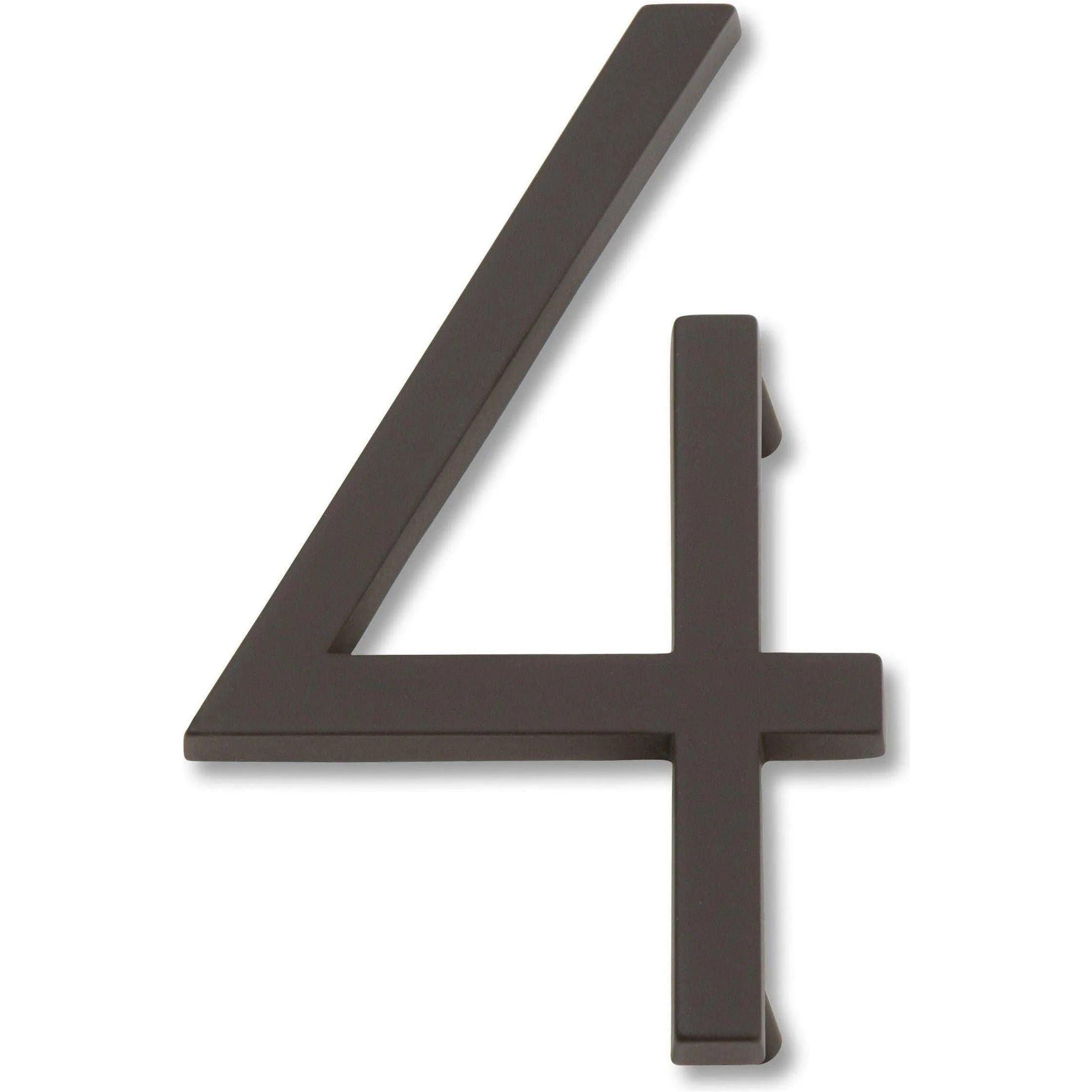Atlas Homewares - Modern Avalon House Numbers - AVN4-O - Canada Light Shop